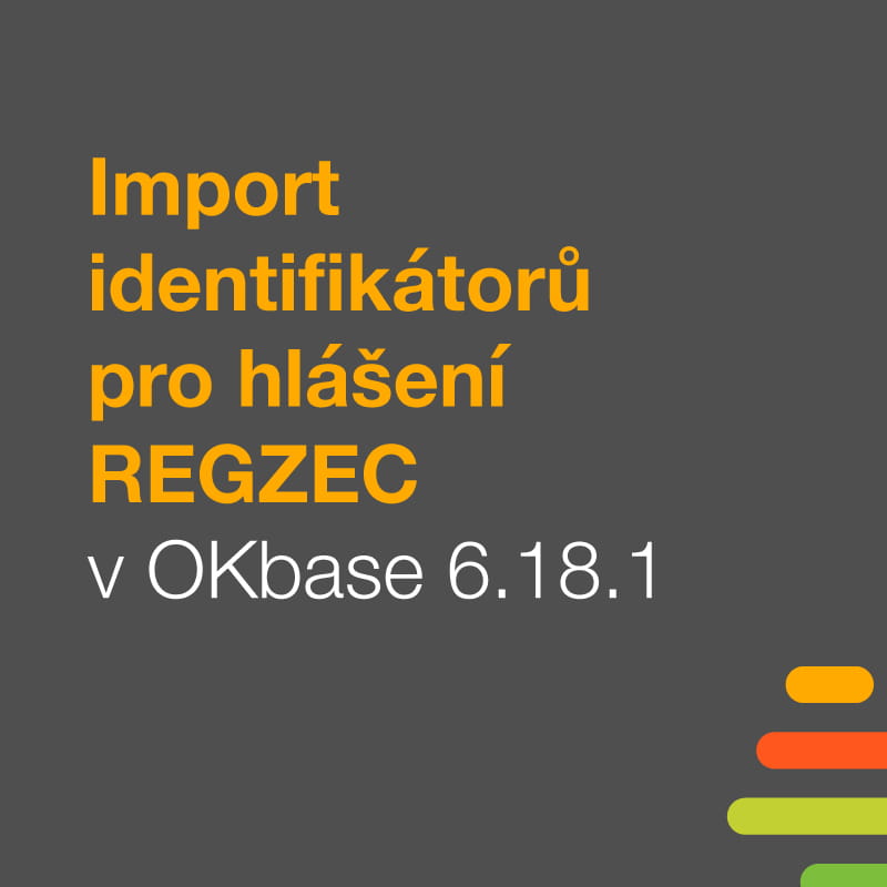 Import identifikátorů pro hlášení REGZEC 6.18.1