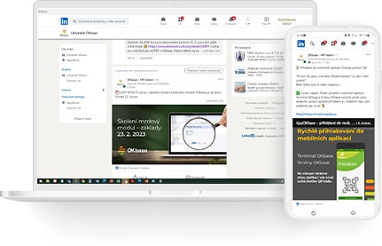 LinkedIn skupina Uživatelé OKbase